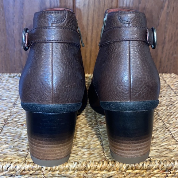 Dansko Perry Chocolate Waterproof Tumbled Ankle Boots New w/out Box! - Picture 6 of 15